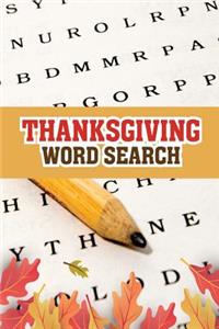 Thanksgiving Word Search