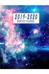 2019-2020 Monthly Planner: Two Year Calendar Planner - January 2019 - December 2020 Monthly Planner Schedule Organizer Agenda Planner