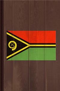Vanuatu Flag Journal Notebook