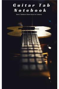 Guitar Tab Notebook Blank Tablature Sheet Music for Guitarist