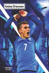 Notebook: Antoine Griezmann Medium College Ruled Notebook 129 Pages Lined 7 X 10 in (17.78 X 25.4 CM)