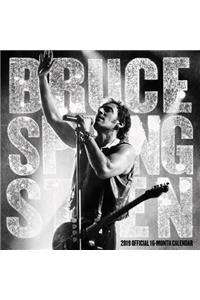 Bruce Springsteen 2019 Square Wall Calendar