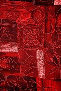 Quilted Pattern Quilt Red Journal