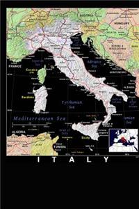 Cool Modern Day Color Map of Italy Journal