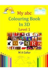 My abc Colouring Book in 3D Level 1