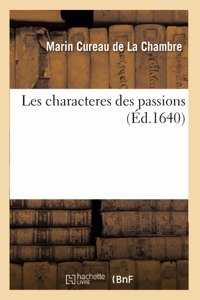 Les Characteres Des Passions