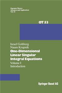 One-Dimensional Linear Singular Integral Equations