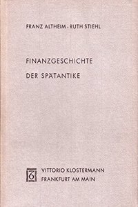 Finanzgeschichte Der Spatantike