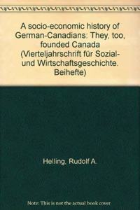 Socio-Economic History of German-Canadians