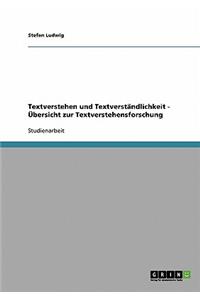 Textverstehen und Textverständlichkeit - Übersicht zur Textverstehensforschung