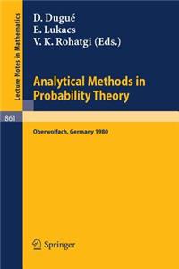 Analytical Methods in Probability Theory