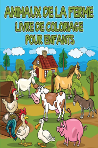 Livre de coloriage sur les animaux de la ferme pour les enfants