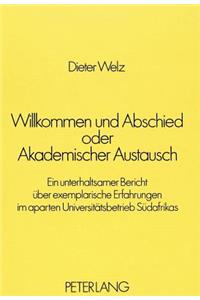 Willkommen Und Abschied Oder Akademischer Austausch