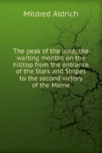 peak of the load; the waiting months on the hilltop from the entrance of the Stars and Stripes to the second victory of the Marne