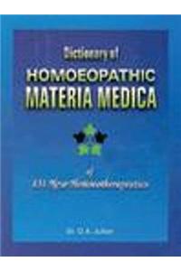 Dictionary of Homoeopathic Materia Medica