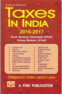 Taxes In India 12th Edition: 2016-17