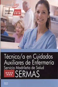 Tecnico/a en Cuidados Auxiliares de Enfermeria. Servicio Madrileno de Salud (SERMAS). Test (Spanish Edition)