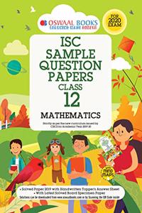 Oswaal ISC Sample Question Papers Class 12 Mathematics Book (For 2020 Exam)