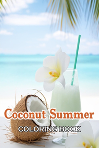 Coconut Summer Coloring Book