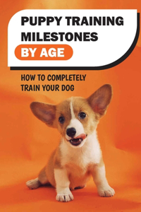 Puppy Training Milestones By Age