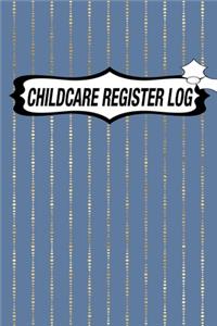 Childcare Register Log