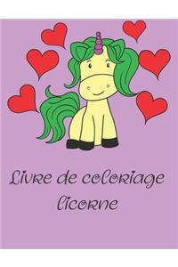 Livre de coloriage licorne