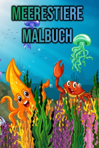 Meerestiere Malbuch