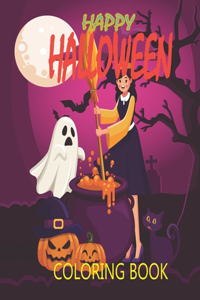 Happy Halloween Coloring Book