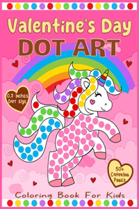 Valentine's Day Dot Art Coloring Book for Kids