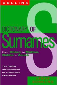 Collins Dictionary Of Surnames