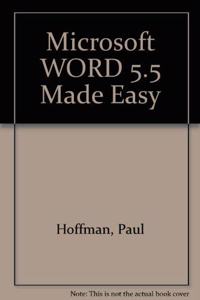 Microsoft WORD 5.5 Made Easy