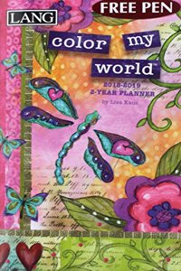COLOR MY WORLD 2YR PKT PLANNER D