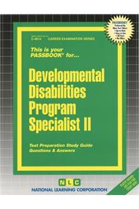 Developmental Disabilities Program Specialist II