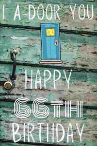 I A-Door You Happy 66th Birthday