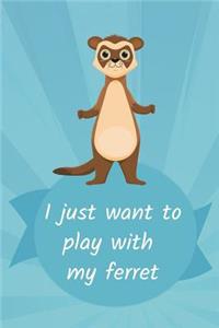 Thick Journal - Back To School Stationery Supplies - Ferret toys and accessories, ferret gifts