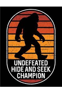Undefeated Hide And Seek Champion
