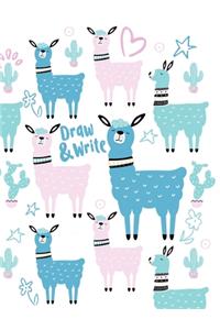 Draw And Write Primary Journal - Llama Lovers