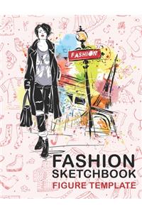Fashion Sketchbook Figure Template