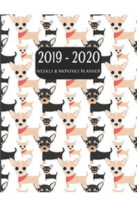 2019-2020 Weekly and Monthly Planner