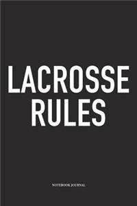 Lacrosse Rules
