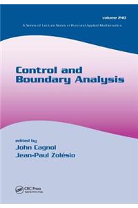 Control and Boundary Analysis