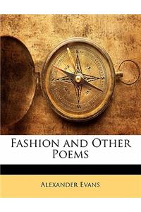 Fashion and Other Poems