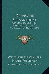 Deensche Spraakkunst