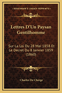 Lettres D'Un Paysan Gentilhomme