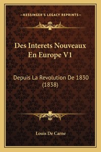 Des Interets Nouveaux En Europe V1