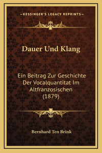 Dauer Und Klang