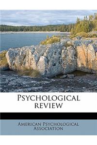 Psychological Revie, Volume 15