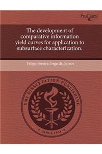 The Development of Comparative Information Yield Curves for Application to Subsurface Characterization.