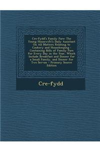 Cre-Fydd's Family Fare