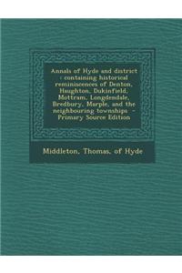 Annals of Hyde and District